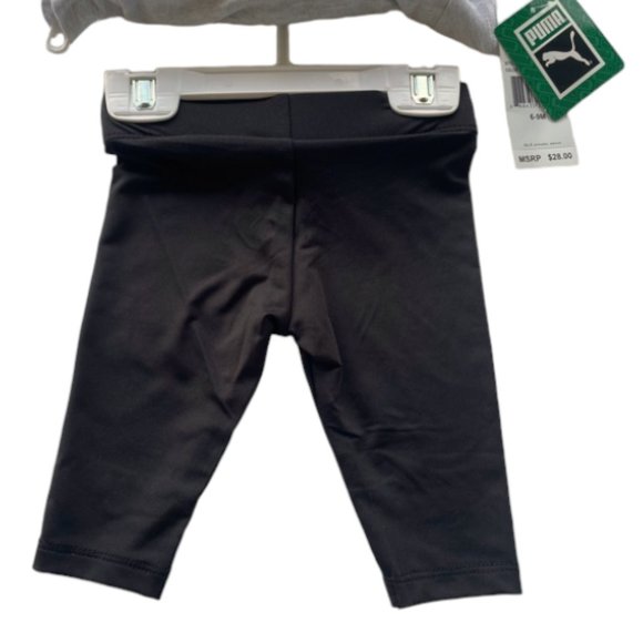 BNWT Baby GirlsPuma 2 pc Tee and Active Leggings Set, 6-9 Months - Picture 5 of 5
